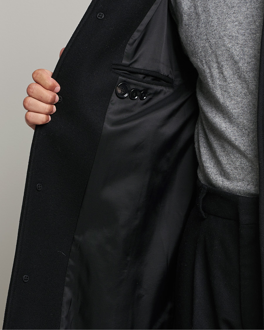 Men | Coats & Jackets | Filippa K | Berlin Wool Coat Black