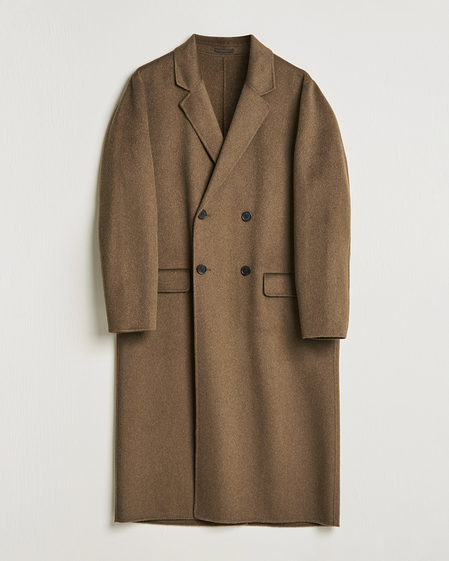 Men | Coats & Jackets | Filippa K | Athens Wool Cashmere Coat Olive Melange