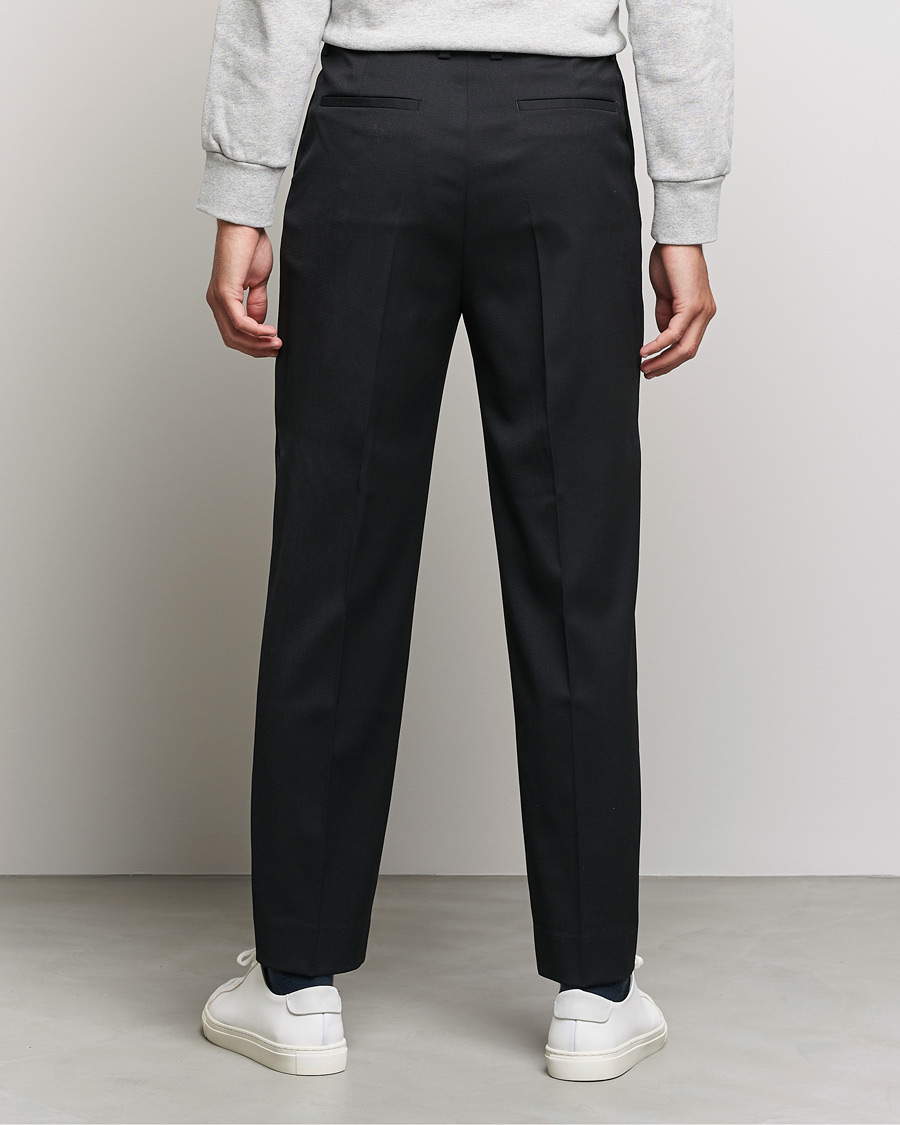 Men | Trousers | Filippa K | Samson Wool Trouser Black