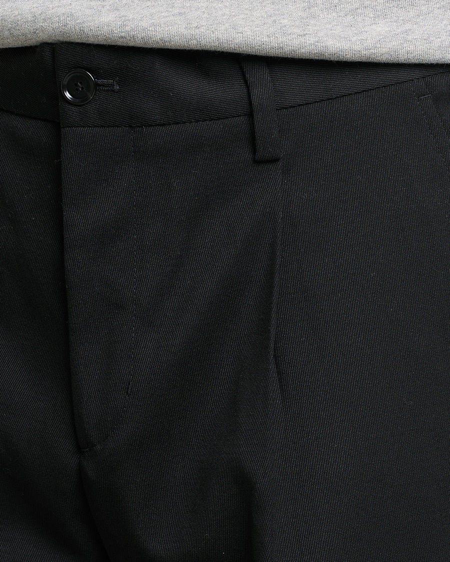 Men | Trousers | Filippa K | Samson Wool Trouser Black