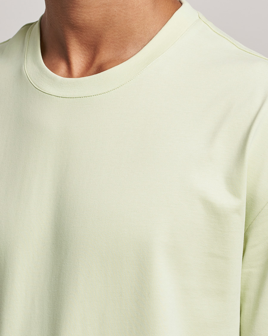 Men | T-Shirts | Filippa K | Brushed Cotton Tee Pale Green