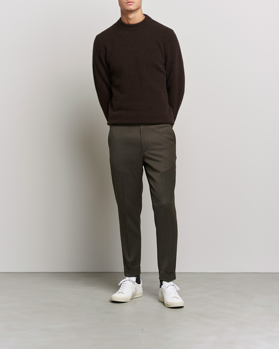 Men | Sweaters & Knitwear | Filippa K | Johannes Yak Sweater Ginger Brown