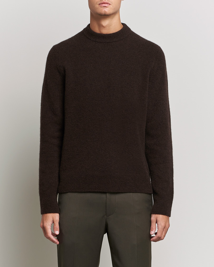 Men | Sweaters & Knitwear | Filippa K | Johannes Yak Sweater Ginger Brown
