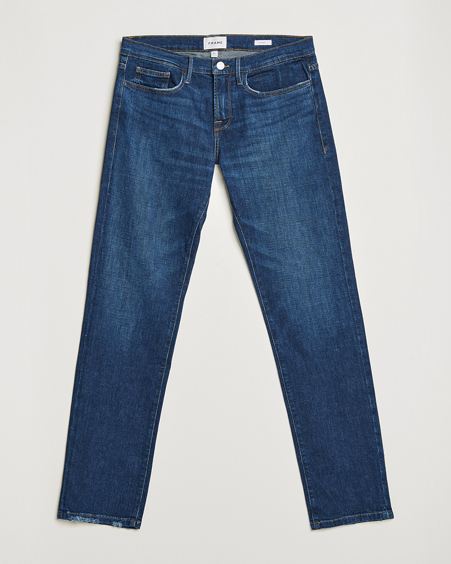 Men |  | FRAME | L´Homme Slim Stretch Degradable Jeans Indigo Land