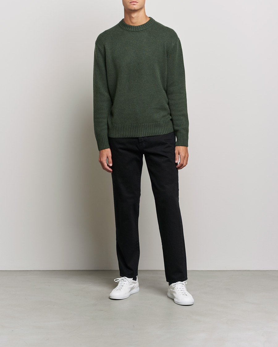 Men | Sweaters & Knitwear | FRAME | Cashmere Sweater Military Green