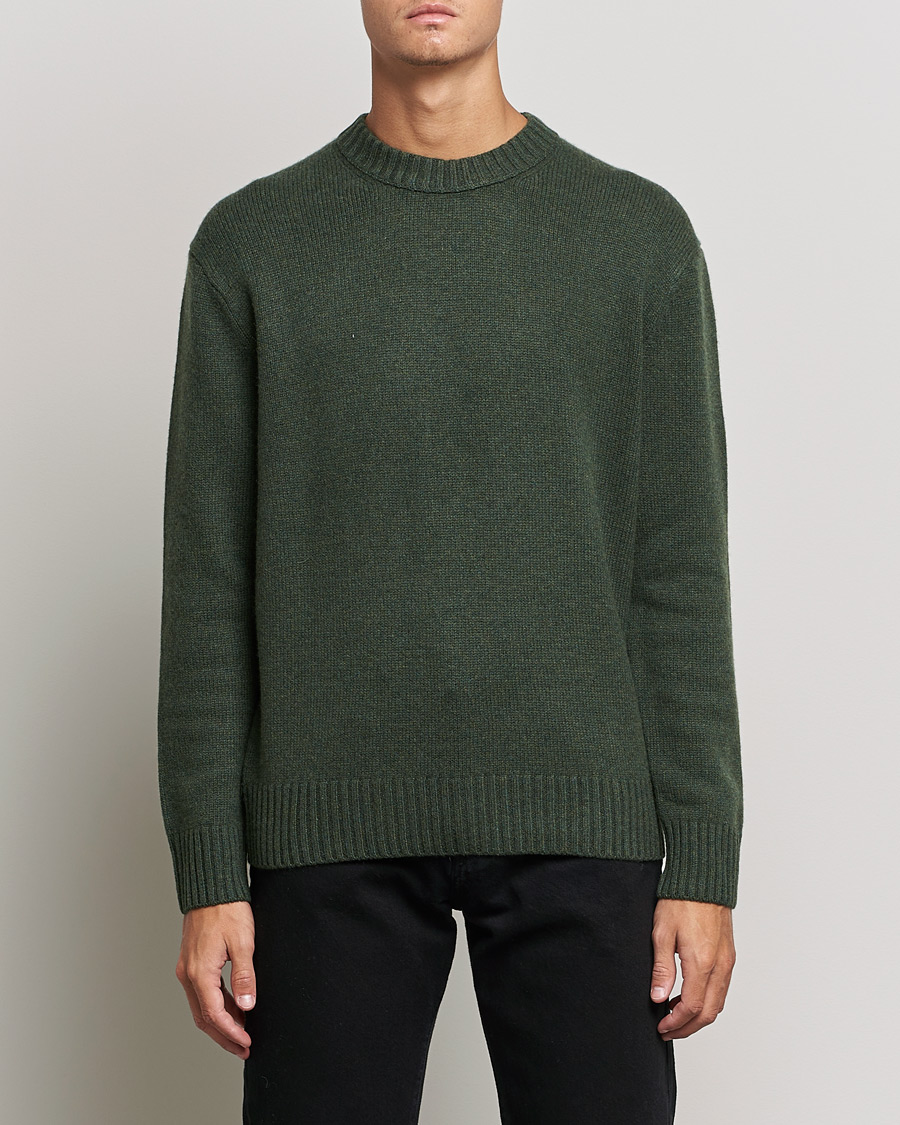Men | Sweaters & Knitwear | FRAME | Cashmere Sweater Military Green