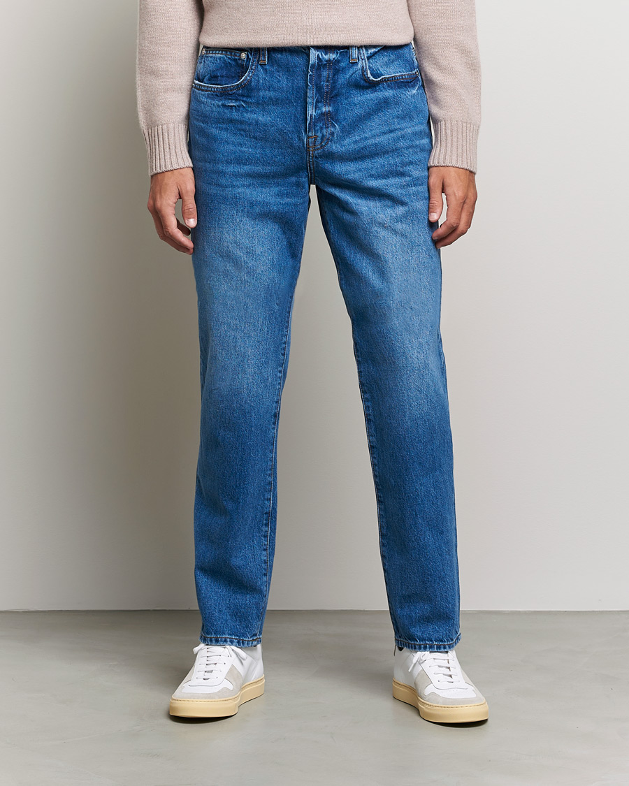 Men | Jeans | FRAME | Stacked Straight Jeans Indigo Snow