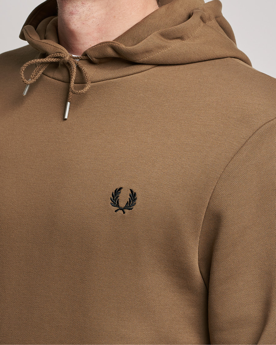 Men | Sweaters & Knitwear | Fred Perry | Twin Tipped Hooded Sweatshirt Shadded Stone
