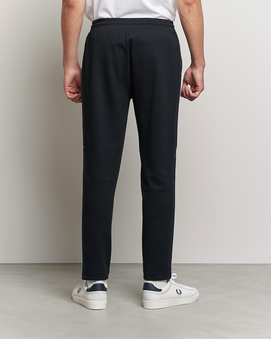 Men | Trousers | Fred Perry | Knitted Tapped Track Pant Black