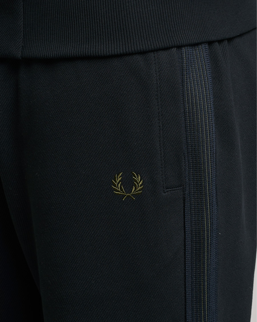 Men | Trousers | Fred Perry | Knitted Tapped Track Pant Black