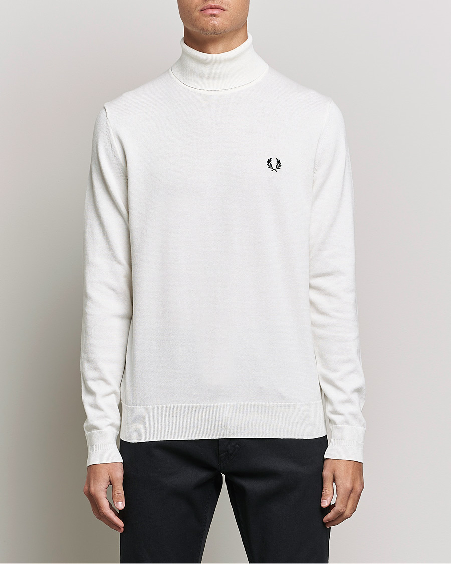 Men |  | Fred Perry | Roll Neck Jumper Snow White