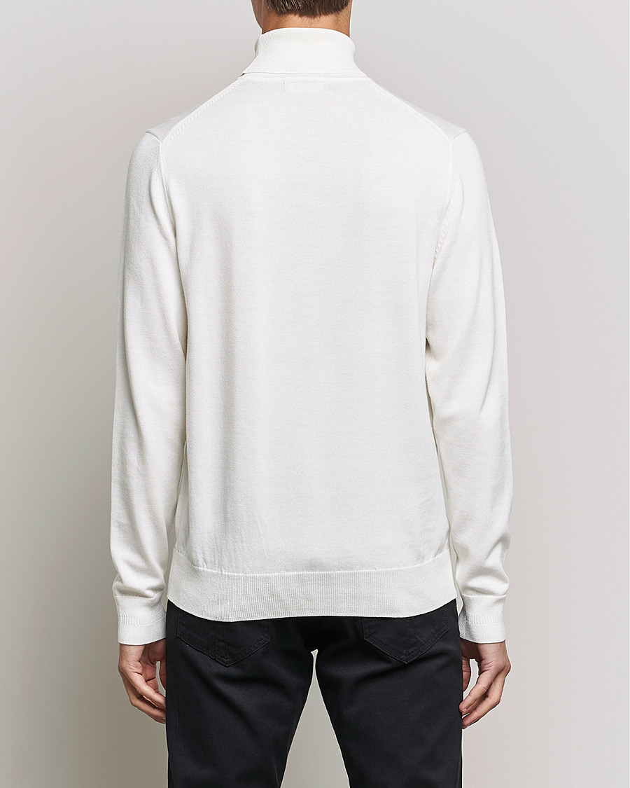 Men | Sweaters & Knitwear | Fred Perry | Roll Neck Jumper Snow White