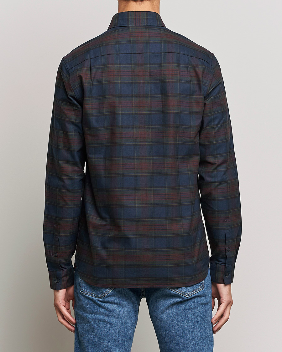 Men | Shirts | Fred Perry | Tartan Shirt Navy
