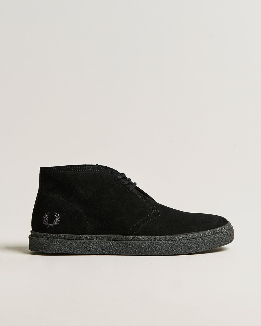 Men |  | Fred Perry | Hawley Suede Chukka Boot Black