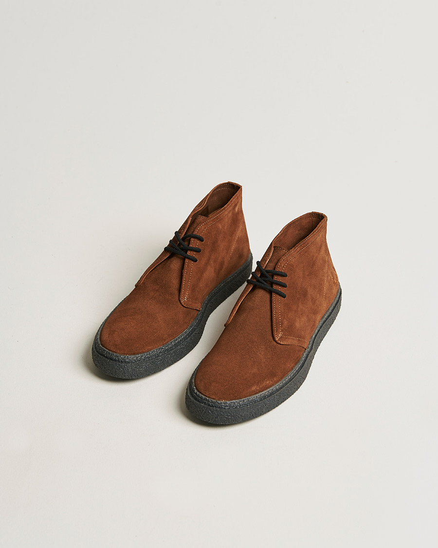 Men | Shoes | Fred Perry | Hawley Suede Chukka Boot Ginger