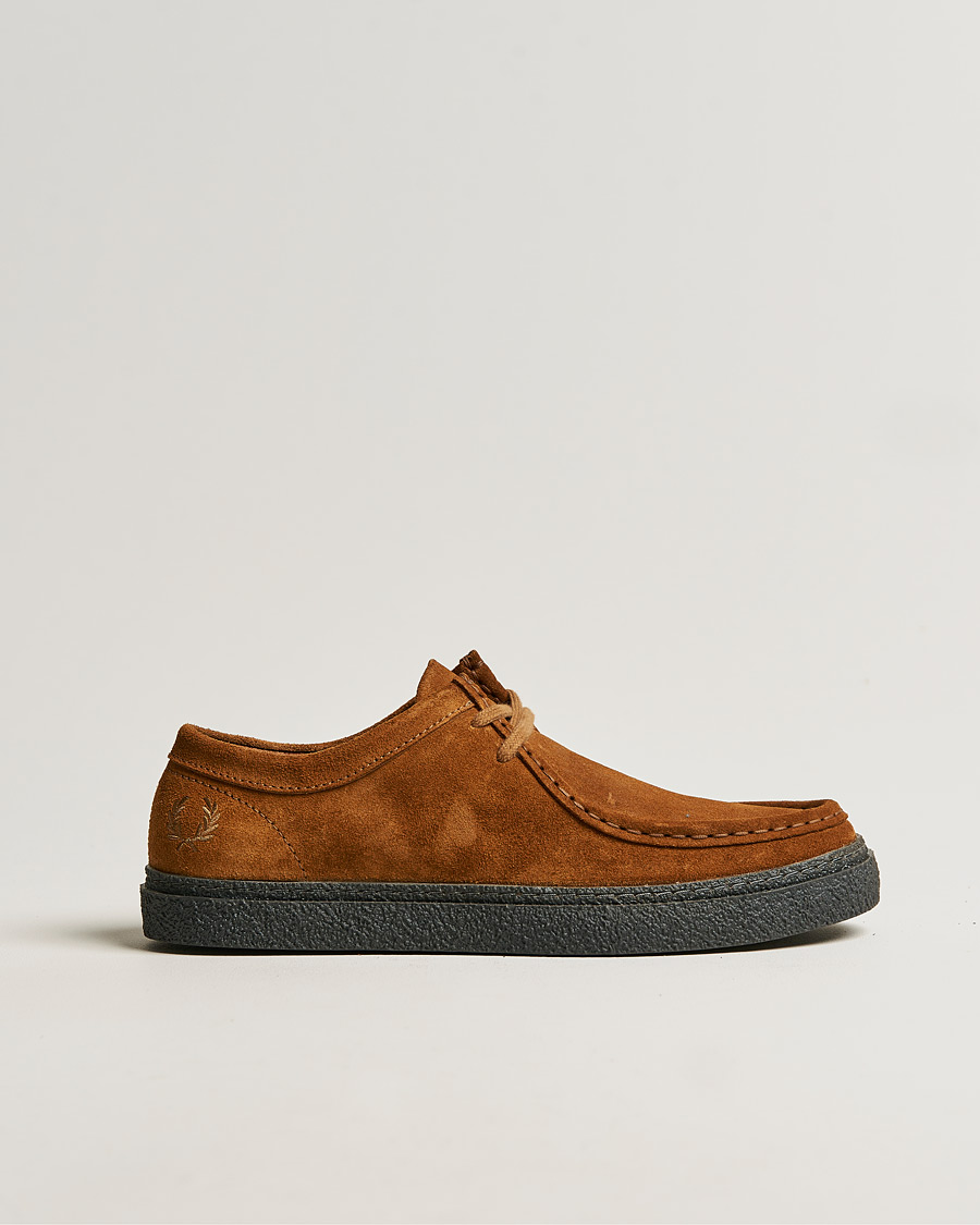 Men | Fred Perry Dawson Suede Shoe Natflake | Fred Perry | Dawson Suede Shoe Natflake