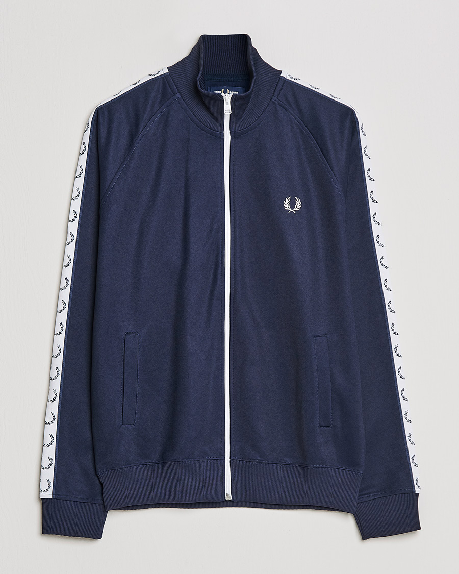 Men |  | Fred Perry | Taped Track Jacket Carbon blue