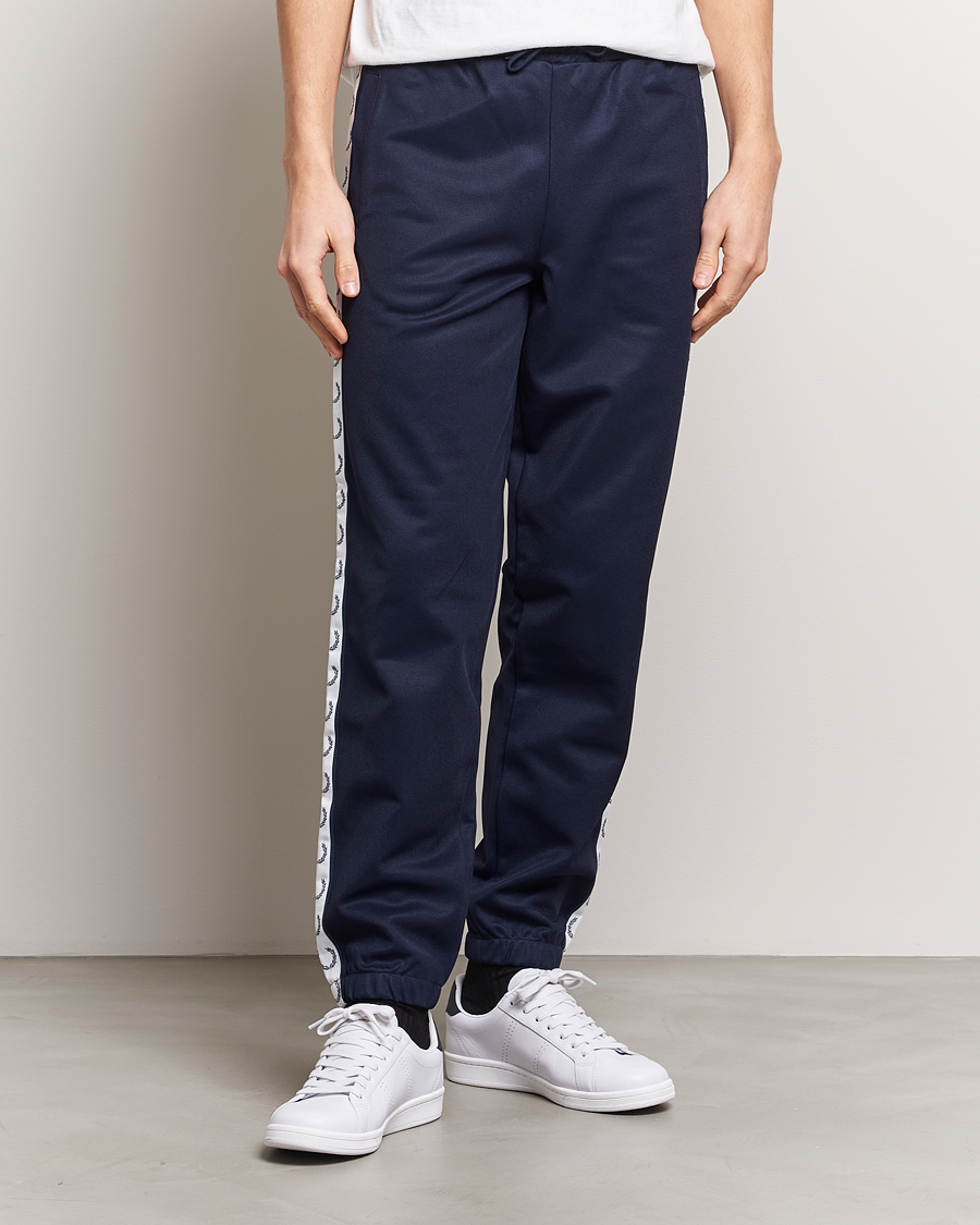 Men |  | Fred Perry | Taped Track Pants Carbon blue