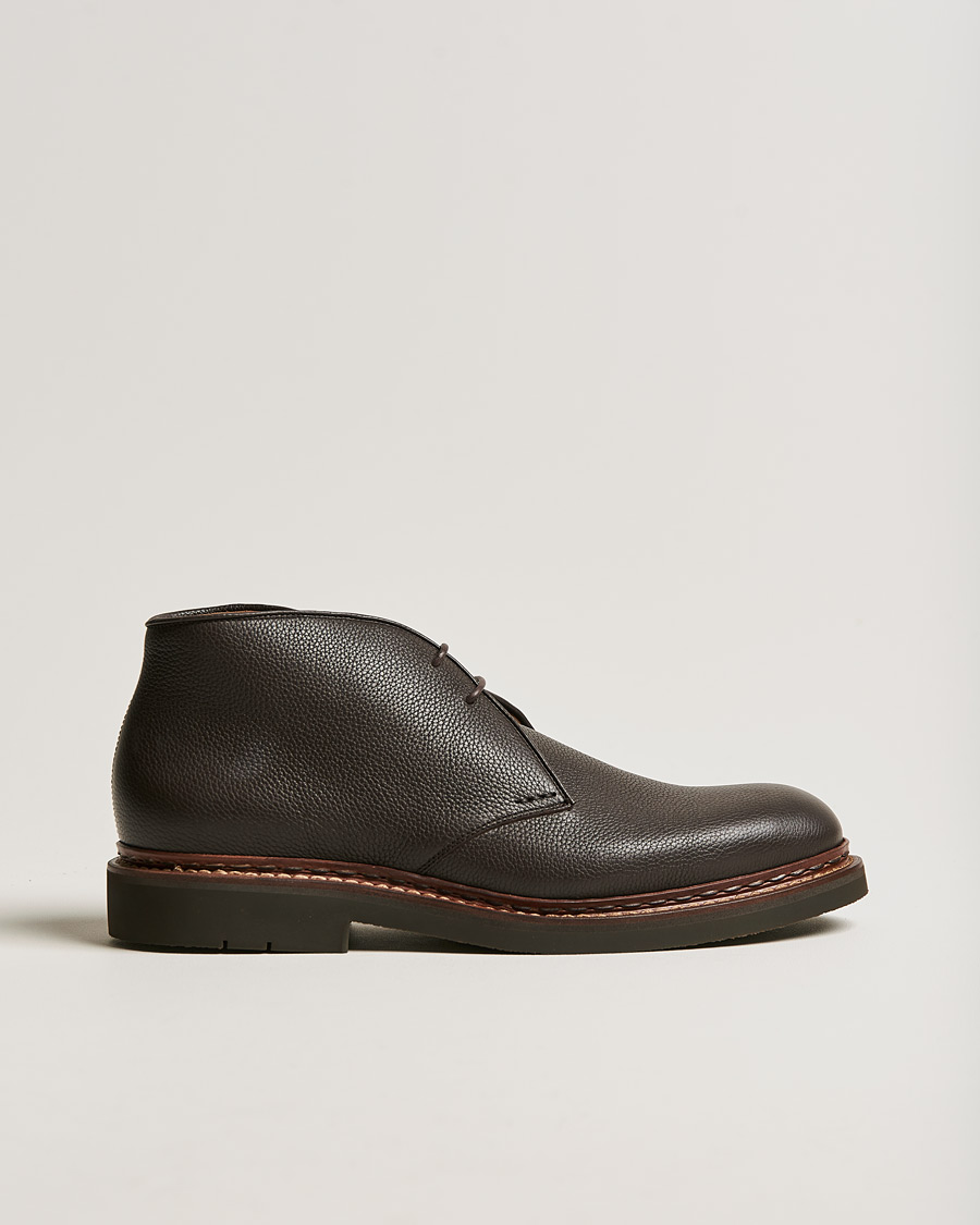 Men | Heschung Genet Calf Chukka Boot Dark Brown | Heschung | Genet Calf Chukka Boot Dark Brown