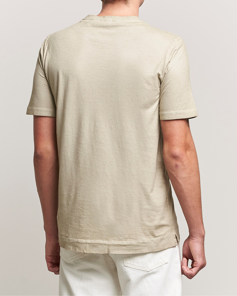 Men | T-Shirts | Massimo Alba | Panarea Watercolor T-Shirt Chalk