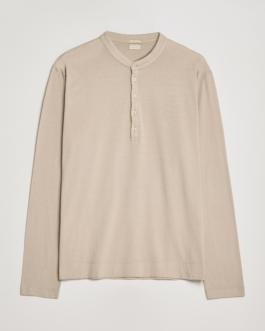 Men | Sweaters & Knitwear | Massimo Alba | Hawai Cotton/Cashmere Henley Chalk