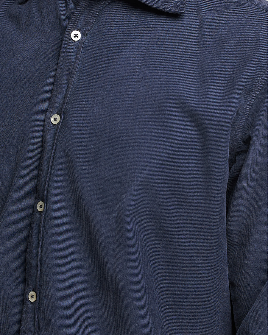 Men | Shirts | Massimo Alba | Genova Watercolor Shirt Navy