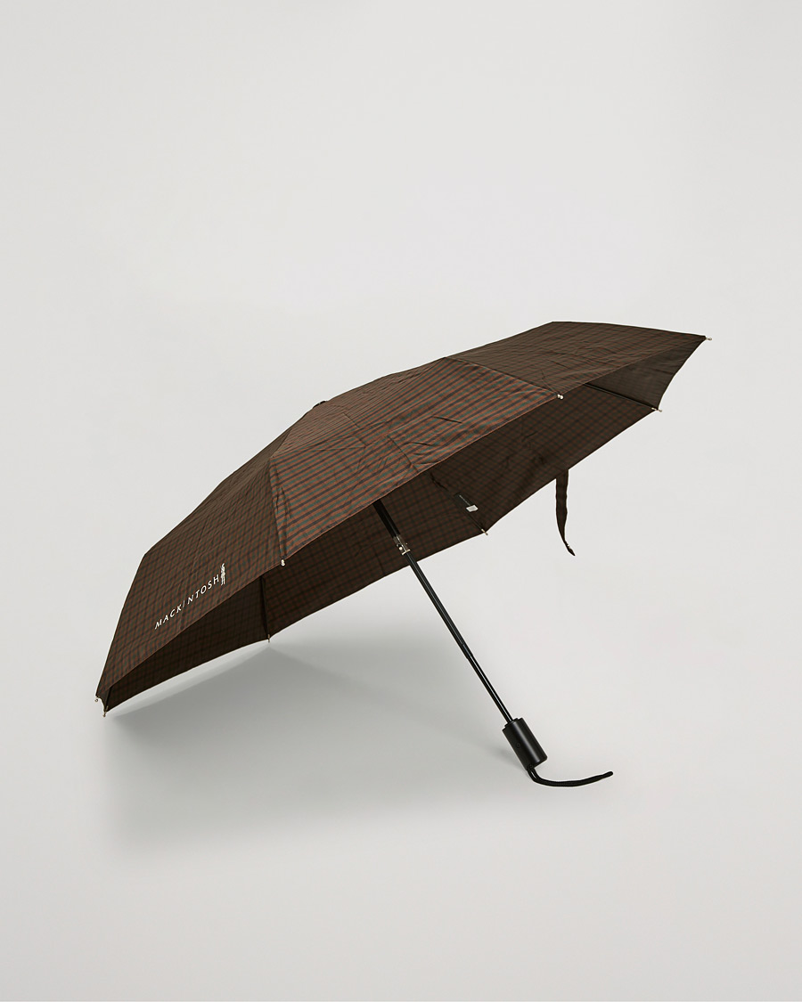 Men |  | Mackintosh | Ayr Umbrella Brown Check