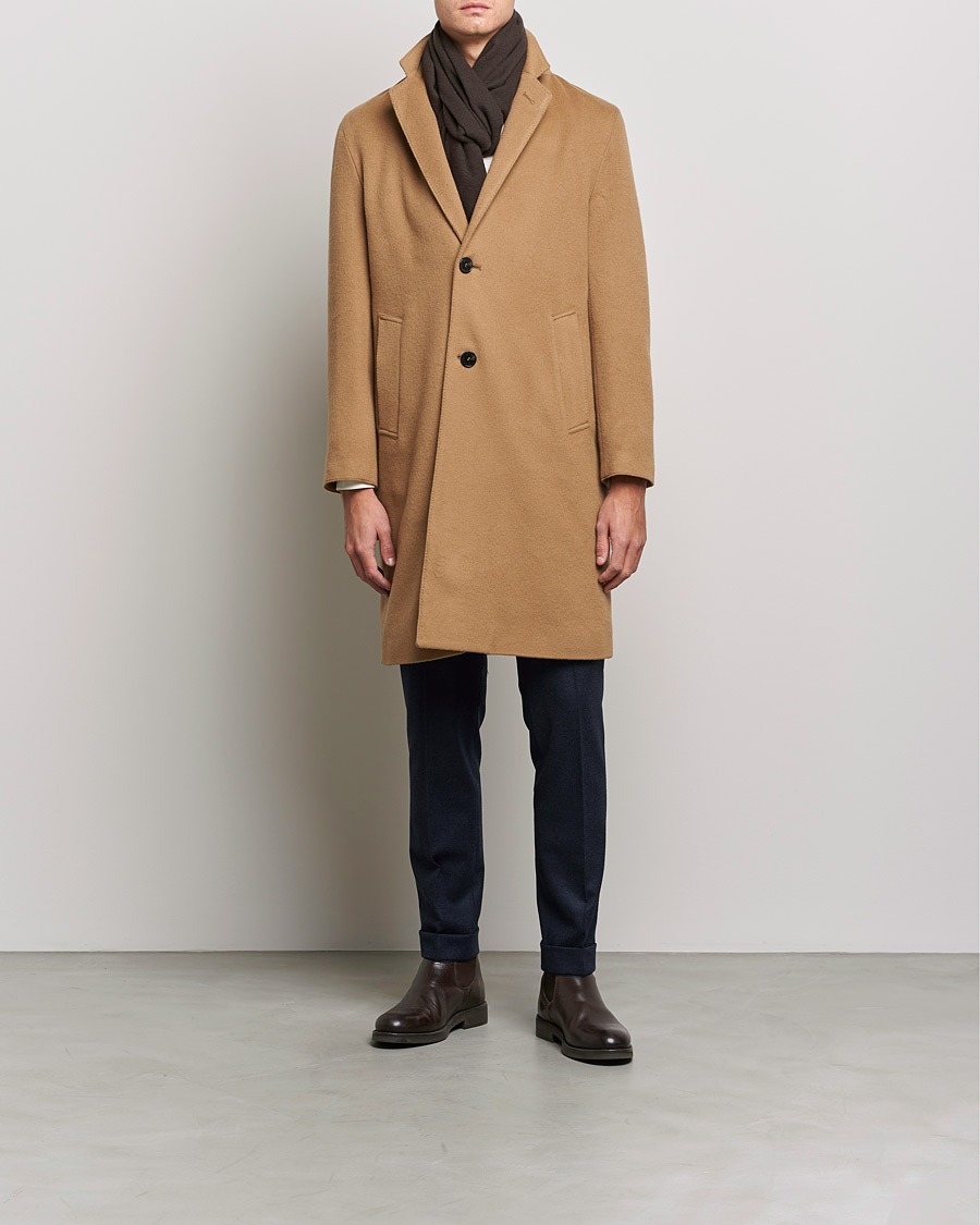 Men | Coats & Jackets | Mackintosh | New Stanley Wool/Cashmere Coat Beige