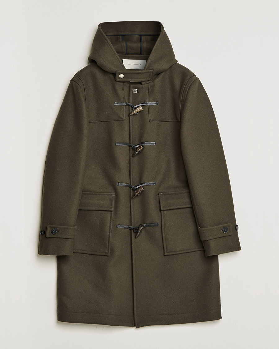 Men | Coats & Jackets | Mackintosh | Weir Duffle Coat Dark Olive