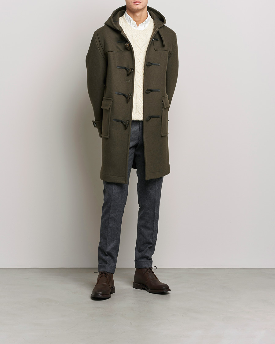 Men | Coats & Jackets | Mackintosh | Weir Duffle Coat Dark Olive