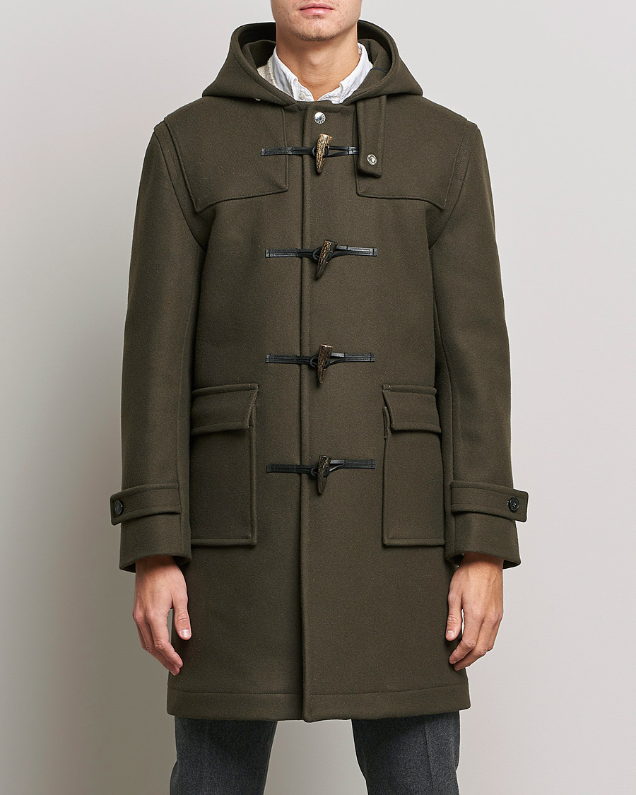 Men | Coats & Jackets | Mackintosh | Weir Duffle Coat Dark Olive
