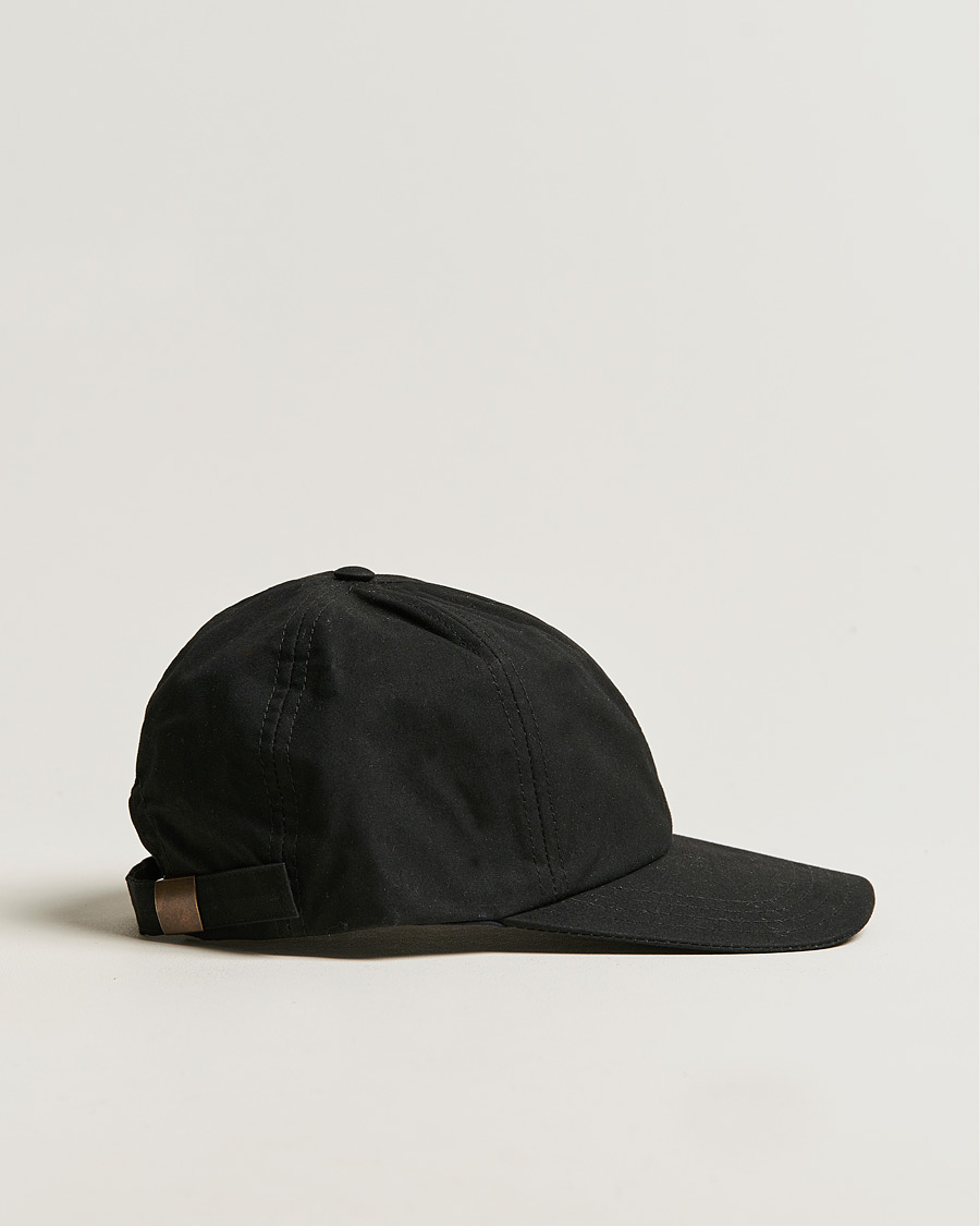 Men | Mackintosh Tipping Baseball Cap Black | Mackintosh | Tipping Baseball Cap Black
