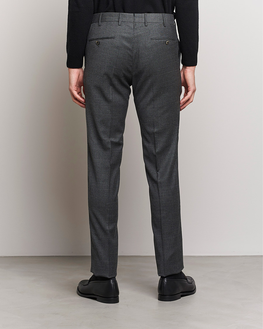 Men | Trousers | PT01 | Slim Fit Glencheck Wool Trousers Medium Grey