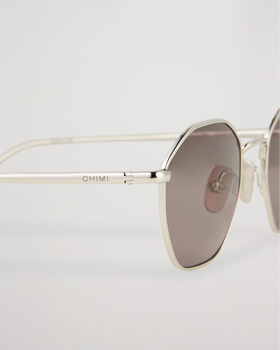 Men | CHIMI Octagon Sunglasses Silver/Grey | CHIMI | Octagon Sunglasses Silver/Grey