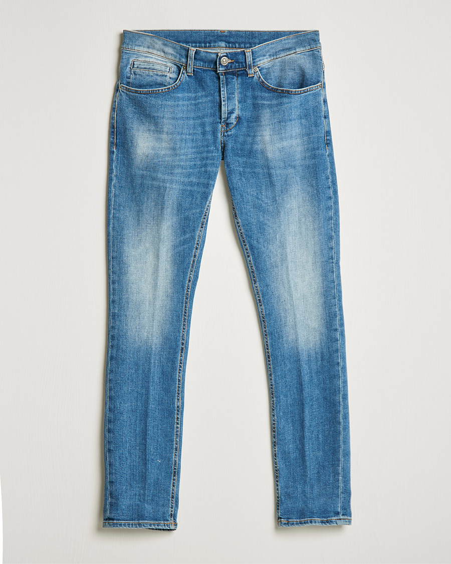 Men | Jeans | Dondup | George Destroyed Jeans Blue
