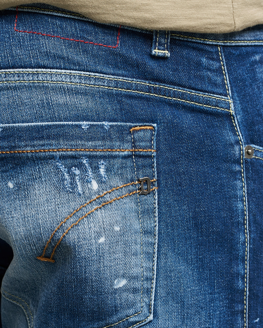 Men | Jeans | Dondup | George Destroyed Jeans Blue