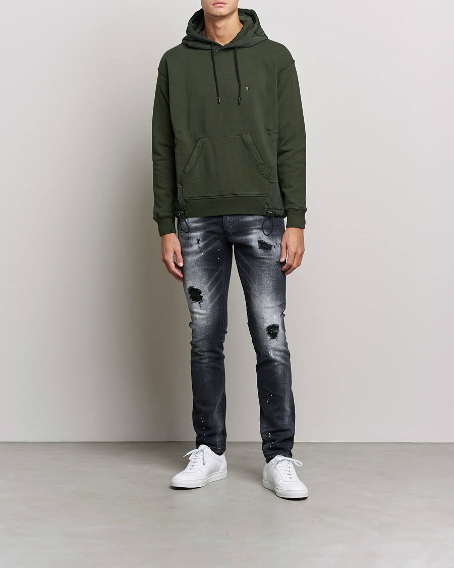 Men | Jeans | Dondup | George Destroyed Jeans Grey/Black