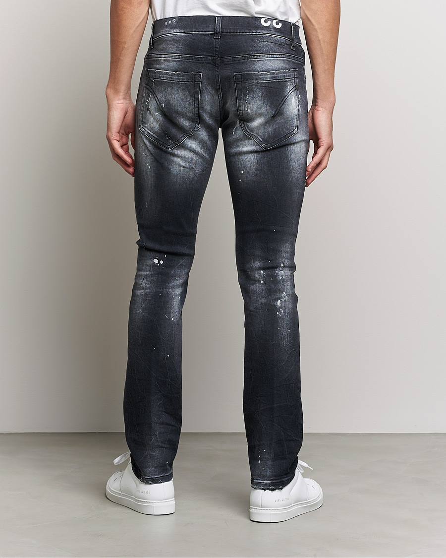 Men | Jeans | Dondup | George Destroyed Jeans Grey/Black