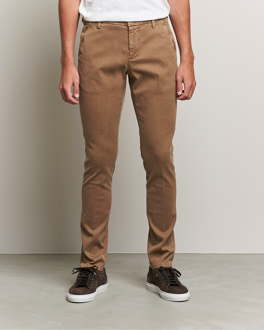 Men | Trousers | Dondup | Gaubert Chinos Camel