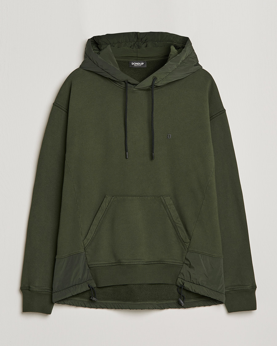 Men | Sweaters & Knitwear | Dondup | Felpa Cotton Hoodie Green