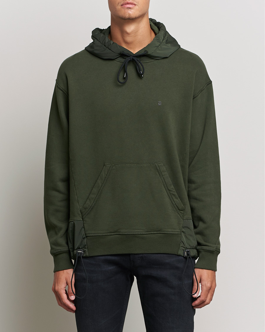 Men | Sweaters & Knitwear | Dondup | Felpa Cotton Hoodie Green