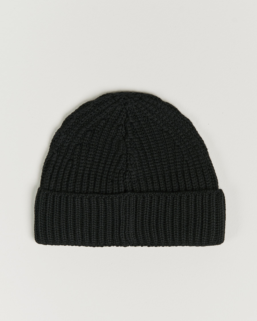 Men | Dondup Ribbed Beanie Black | Dondup | Ribbed Beanie Black