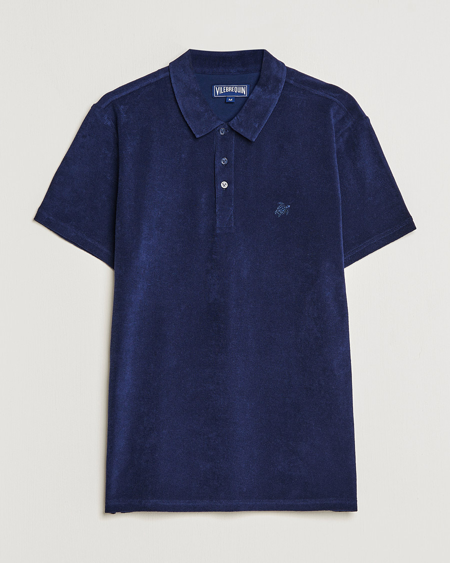 Men | Shirts | Vilebrequin | Phoenix Terry Shirt Bleu Marine