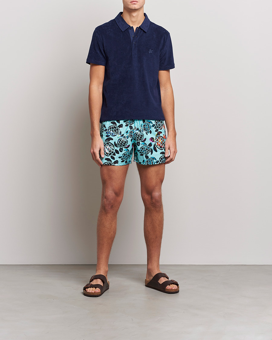 Men | Shirts | Vilebrequin | Phoenix Terry Shirt Bleu Marine