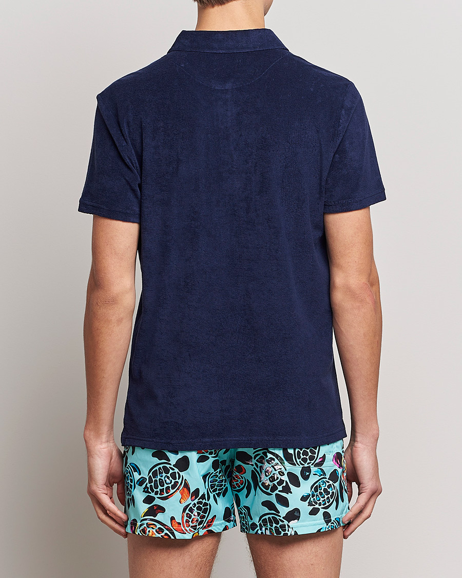 Men | Shirts | Vilebrequin | Phoenix Terry Shirt Bleu Marine