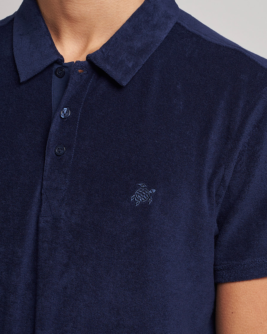 Men | Shirts | Vilebrequin | Phoenix Terry Shirt Bleu Marine