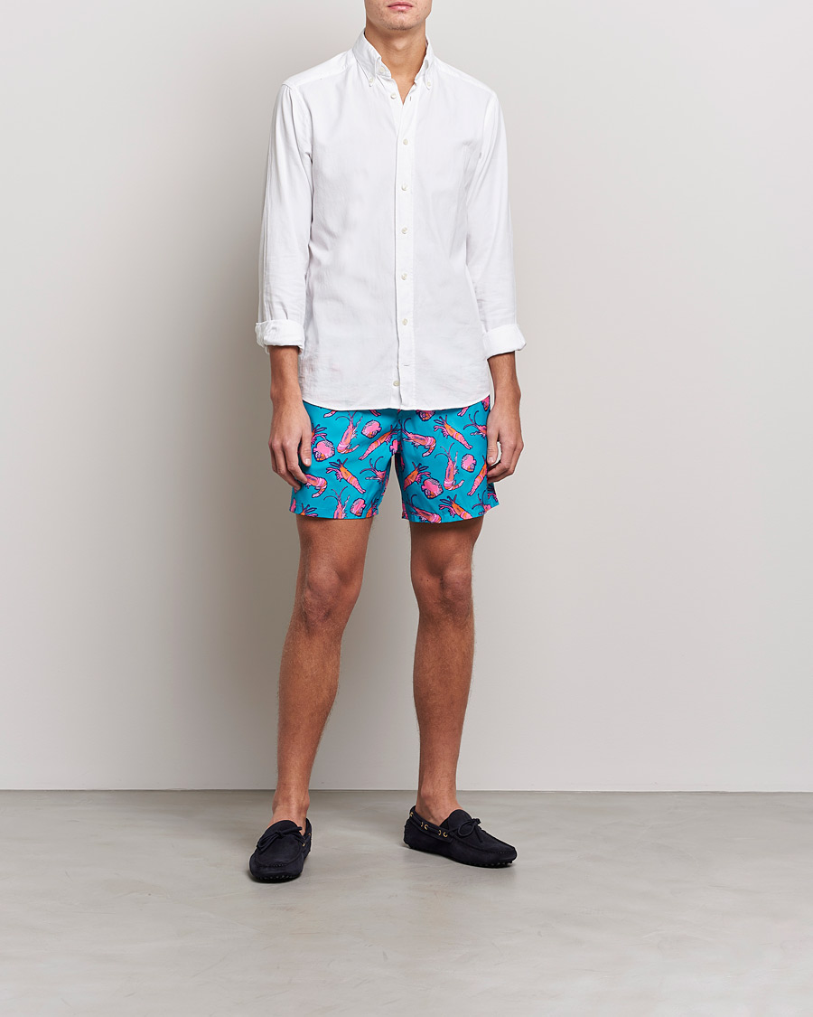 Men | Swimwear | Vilebrequin | Mahina Swim Shorts Curacao