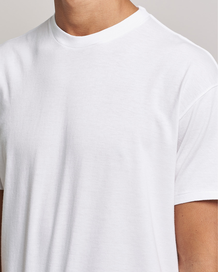 Men | T-Shirts | Auralee | Seamless Crewneck T-Shirt White