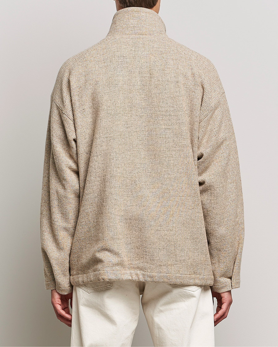 Men | Coats & Jackets | Auralee | Light Tweed Zip Blouson Beige
