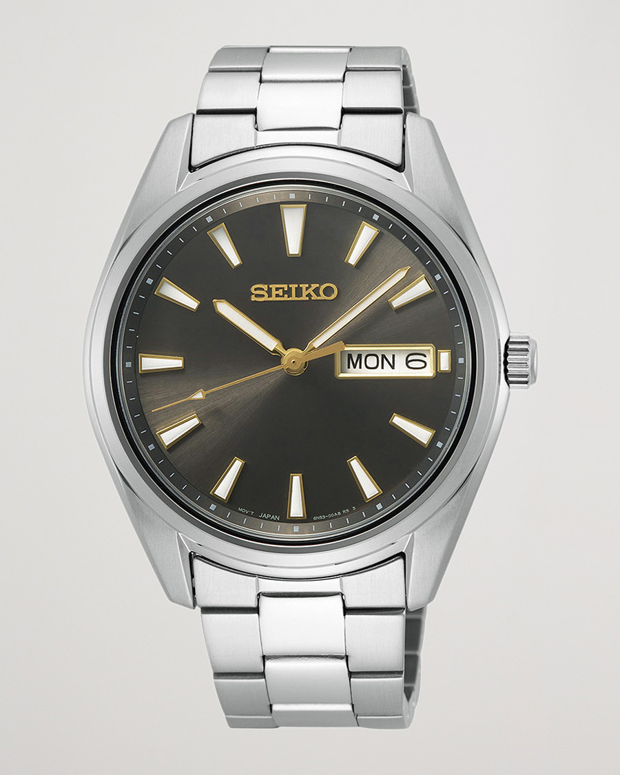 Seiko Classic Day Date 40mm Steel Grey Dial at 